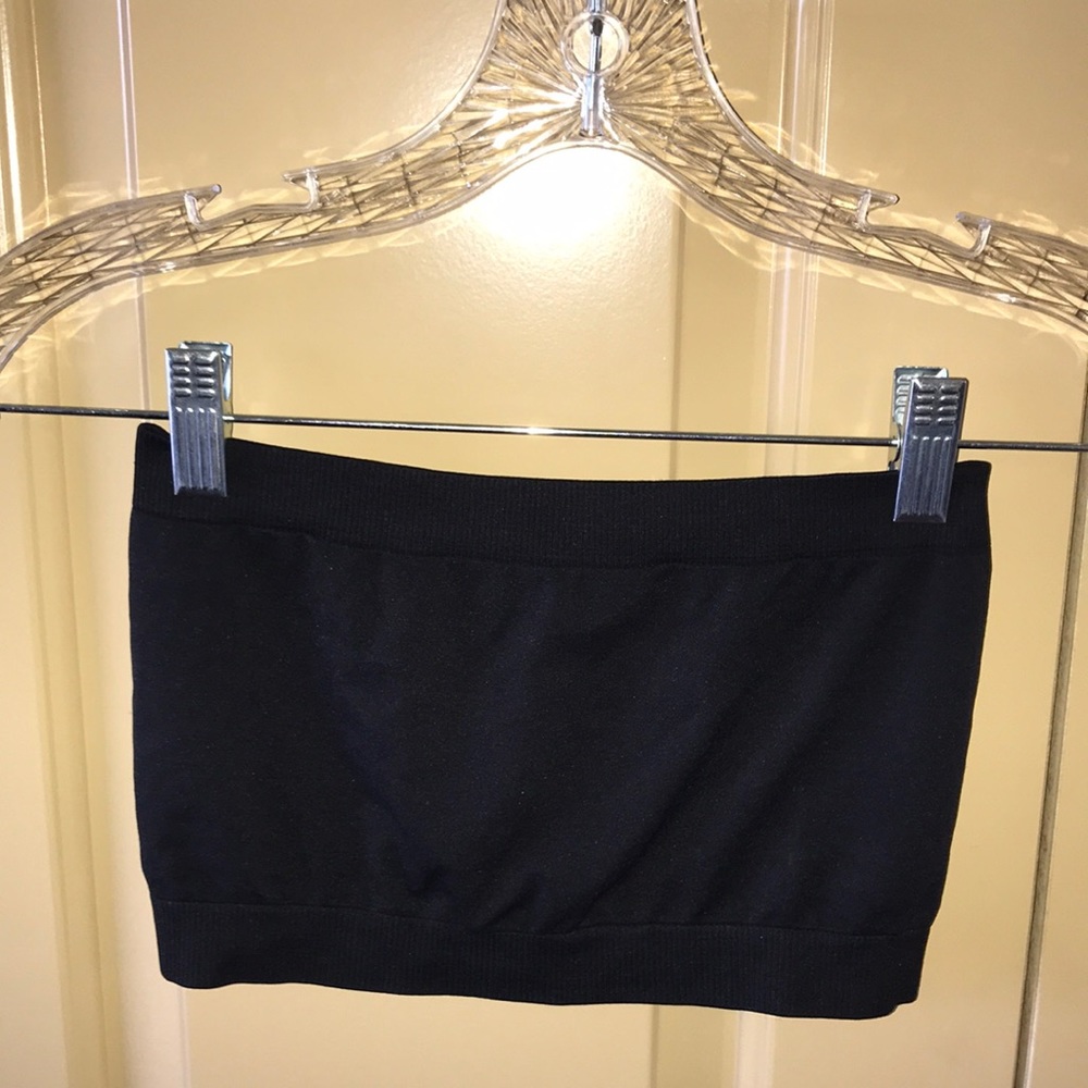 See You Monday NWOT Bandeau Bralette in Black